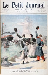 Auf Wiedersehen!!, Französische Soldaten auf dem Weg nach Madagaskar, 1895