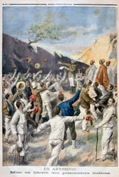 Befreiung der italienischen Gefangenen, Abessinien, 1896