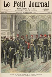 Rückkehr des Grand Cordon der Ehrenlegion zum neuen Khedive von Ägypten, aus 