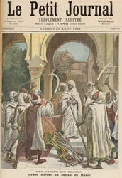 Die Stammeshäuptlinge schwören dem Sultan von Marokko Treue, aus 