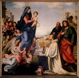 Erscheinung der Madonna an St. Bernhard von Clairvaux
