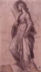 Studie der St. Katharina von Alexandria