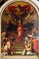 Unsere Liebe Frau der Barmherzigkeit, von Bartolomeo della Porta, bekannt als Fra Bartolomeo (1472-1517)