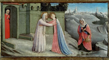 Die Heimsuchung, Heilige Maria besucht Heilige Elisabeth