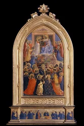 Die Krönung der Jungfrau. Reliquiar für Santa Maria Novella