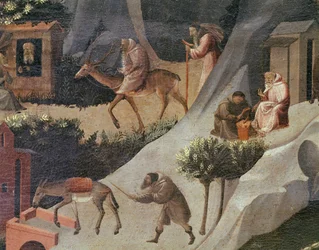 Die Arbeit der Mönche (Detail von La Tebaide)