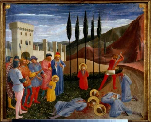 Das Martyrium der Heiligen Cosimo und Damian