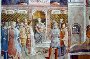 Das Urteil des Heiligen Laurentius, Mitte des 15. Jahrhunderts