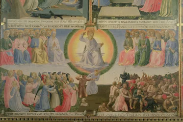Das Jüngste Gericht, Detail aus Tafel vier des Silberschatzes von Santissima Annunziata, um 1450-53