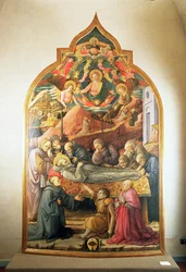 Das Begräbnis des Hl. Hieronymus, 1450-60