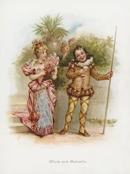 Olivia und Malvolio