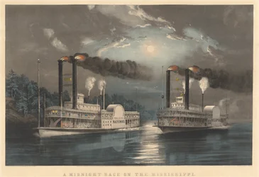 Ein Mitternachtsrennen auf dem Mississippi