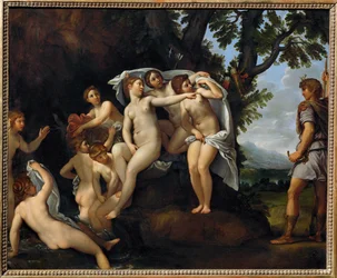 Actaeon verwandelt in einen Hirsch