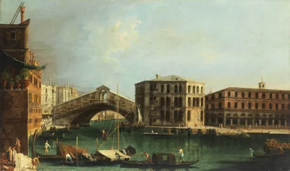 Francesco Albotto Ponte di Rialto und Palazzo dei Camerlenghi