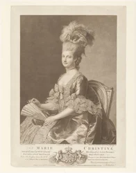 Porträt von Maria Christina von Österreich