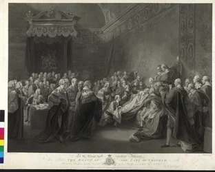 William Pitt Der Tod des Earl of Chatham