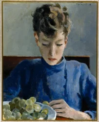 Porträt des Sohnes Alberto