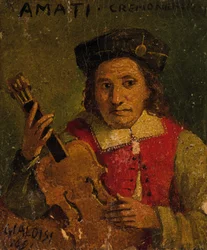 Porträt von Nicola Amati 1596-1684, Ende des 17. Jahrhunderts