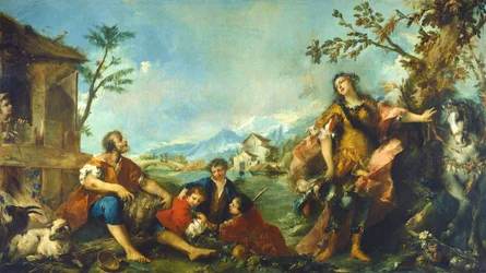 Erminia und die Hirten, 1750-1755