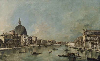 Canal Grande mit San Simeone Piccolo und Santa Lucia