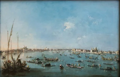 Regatta auf dem Giudecca-Kanal