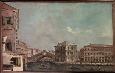 Der Canal Grande oberhalb des Rialto