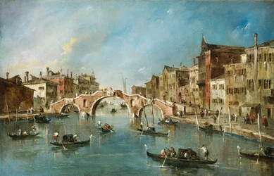 Blick auf den Cannaregio-Kanal, Venedig