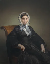Porträt von Teresa Manzoni Borri Stampa