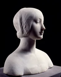 Büste einer jungen Frau namens Beatrice d