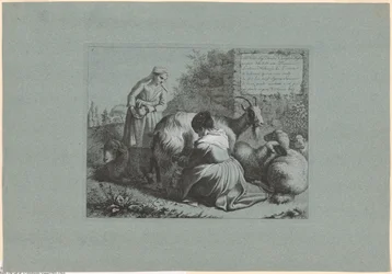 Tafel 1, aus dem Satz von 12 Pastoralszenen