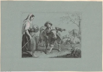 Tafel 2, aus dem Satz von 12 Pastoralszenen