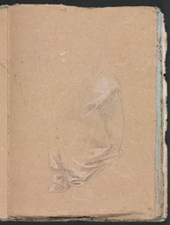 Verona Skizzenbuch: Draperiestudie (Seite 57)