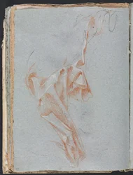 Verona-Skizzenbuch: Draperiestudie Seite 38