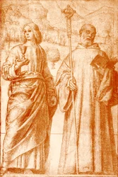 Johannes der Täufer und St. Benedikt
