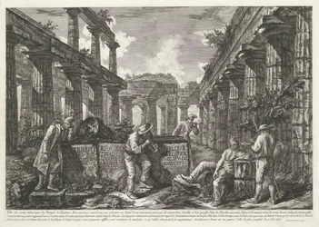 Titelblatt mit Resten des Tempels von Neptun in Paestum