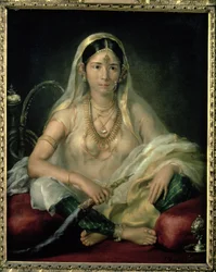 Porträt einer Mogul-Dame, 1787