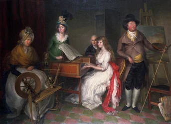 Thomas Jones, 1742-1803 und seine Familie, 1797