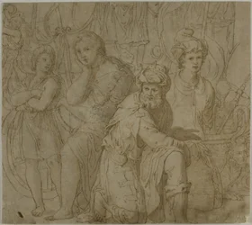 Teil des Triumphs und der Heldentaten von Furius Camillus