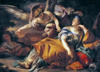 Hagar und der Engel, von Francesco Solimena