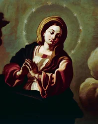 Unbefleckte Empfängnis, zugeschrieben Francesco Solimena, Kathedrale von San Pardo, Larino, Molise, Italien