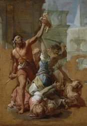 Studie für das Massaker der Unschuldigen, ca. 1700-10