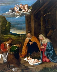 Die Geburt Christi mit Hirten, ca. 1519-26