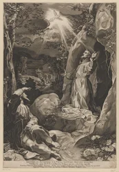 Franziskus empfängt die Stigmata