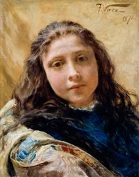 Porträt eines jungen Mädchens