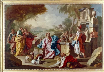 Christus und die Frau von Samaria