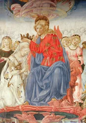 Detail der Krönung der Jungfrau