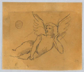 Skizze für Putto
