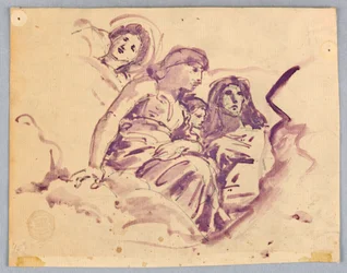 Studie himmlischer Figuren