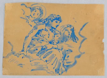 Studie himmlischer Figuren