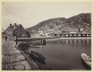 Barmouth, der Kai und Ty Gwyn